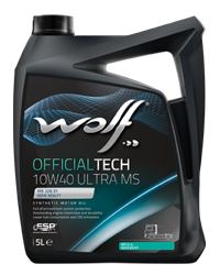 WOLF OFFICIAL TECH ULTRA 10W-40 -שמן מנוע סינטטי מלא - 5 ליטר 