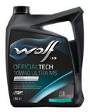 WOLF OFFICIAL TECH ULTRA 10W-40 -שמן מנוע סינטטי מלא - 5 ליטר 