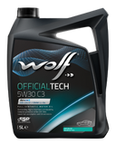 WOLF 5W-30 C3-שמן מנוע סינטטי 4 פעימות- 5 ליטר 