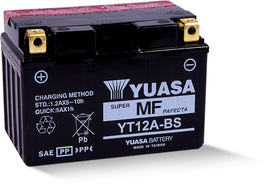 מצבר לאופנוע 10 אמפר תוצרת יואסה YOASA – דגם YT12A-BS