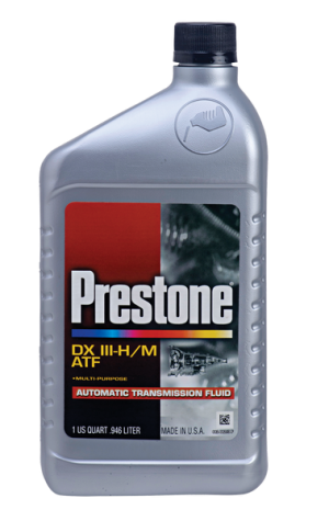 PRESTONEשמן גיר אוטומט לרכב תוצרת פרסטו ארה"ב DX III-H/M ATF תכולה 1 ליטר 
