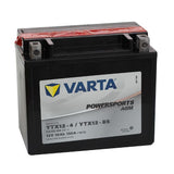 מצבר לאופנוע 10 אמפר תוצרת ורטה VARTA גרמניה – דגם YTX12-4
