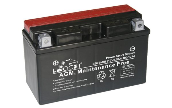 מצבר לאופנוע 6 אמפר תוצרת ליאצ LEOCH VOLTA ישראל –דגם EBX7L-BS