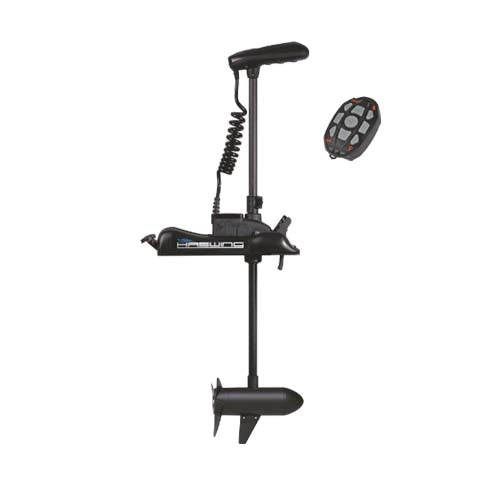 מנוע ימי חשמלי 55 ליברה כולל שלט 12V דגם קיימן CAYMAN מתאים למים מתוקים ומלוחים מקורי תוצרת השווינג HASWING 