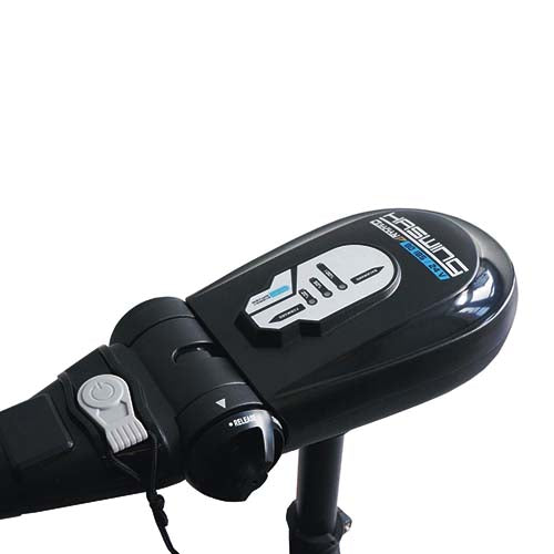 מנוע ימי חשמלי 160 ליברה 24V דגם פרוטרואר PROTRUAR מתאים למים מתוקים ומלוחים ללא מברשות כולל תיבת הילוכים תוצרת השווינג HASWING 