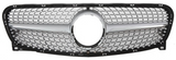גריל קידמי דקורטיבי לרכב מרצדס W156 GLA מ2013-2015 דגם סקיי סטאר כסף קלאסי