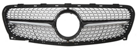 גריל קידמי דקורטיבי לרכב מרצדס W156 GLA מ2016-2019 דגם סקיי סטאר שחור קלאסי