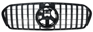 גריל קידמי דקורטיבי לרכב מרצדס W167 GLE מ2020> דגם ג'יטי GT שחור קלאסי