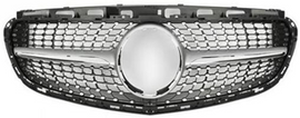 גריל קידמי דקורטיבי לרכב מרצדס W212 E מ2013-2015 דגם סקיי סטאר צבע כסף