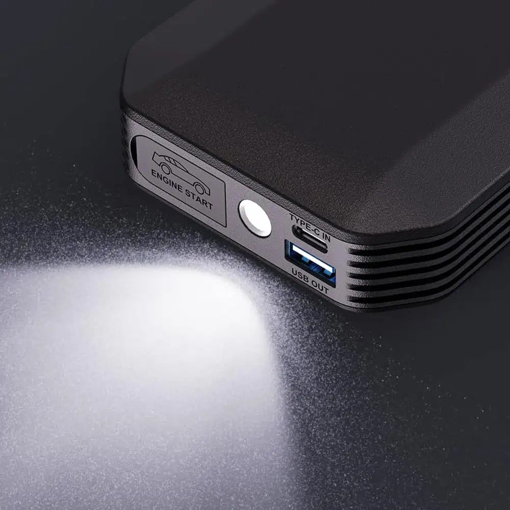 בוסטר התנעה לרכב ג'אמפ סטרטר לרכב 9,000mAh מתאים להתנעה וטעינה לרכב בנזין / דיזל או אופנוע דגם ECOJS700 תוצרת אקו ECO