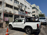 קשת העמסה לרכב סאן יאנג מוסו אורך וגובה מתכווננים מוטות אלומיניום מחוזק שחור כולל גגון מוטות רוחב מובנה תוצרת רדרוק RedRock