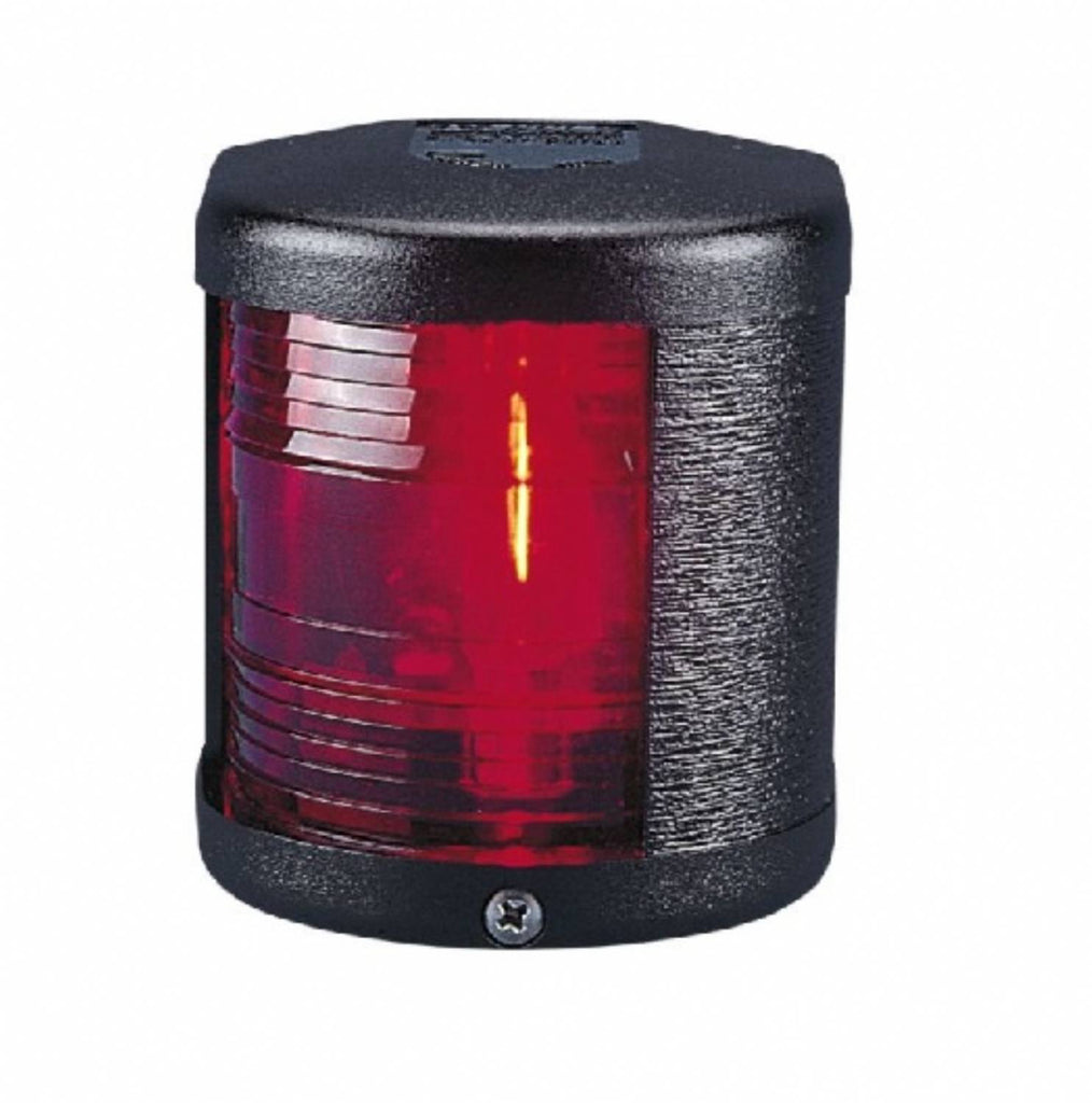 אור ניווט צד אדום לסירה עד 12 מ' גוף שחור 12V LED סדרה 25 דגם GLMX-3520202000 תוצרת Aqua Signal
