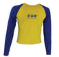 חולצת שחייה גלישה וחתירה ראשגארד RASH GUARD שרוול ארוך ילדים, הגנה גבוהה מקרני UV +50 אידיאלי לספורט ימי ושהייה בשמש נשיונל ג'יאוגרפיק ™National Geographic