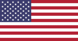 דגל לאום ליאכטה ארצות הברית USA גודל 30 על 45 ס״מ דגם 521-30100 תוצרת Lalizas