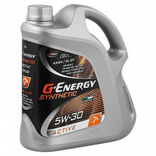 טען תמונה למציג הגלריה, GAZPROMNEFT תוצרת G-ENERGY ACTIVE A3/B4 SL/CF 5W30 שמן מנוע סינטטי תכולה 5 ליטר 