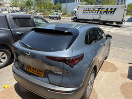 גגון אורך לרכב מזדה CX30 מ2019 דגם מקורי מוטות אלומיניום צמודים צבע שחור