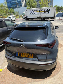גגון אורך לרכב מזדה CX30 מ2019 דגם מקורי מוטות אלומיניום צמודים צבע שחור