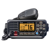מכשיר קשר קבוע עם מקלט GPS מובנה ומשדר איתות מצוקה DSC Class D הספק 25W מוגן מים IPX7 דגם IC-M330G
