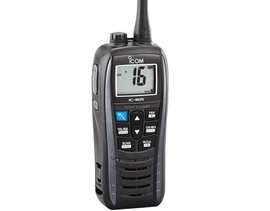 מכשיר קשר ימי VHF ידני צף עם טעינת USB-C דגם IC-M25EURO EVO תוצרת Icom