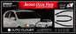 מגן רוח הדבקה שברולט Optra / Nubira / Lacetti האצ'בק 2004-2010 4 חלקים