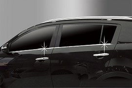 מגן רוח לרכב קיה ספורטאג' מ-2010-2015 תוצרת AUTOCLOVER קוריאה - סט 4 חלקים *ניקל* הדבקה חיצונית