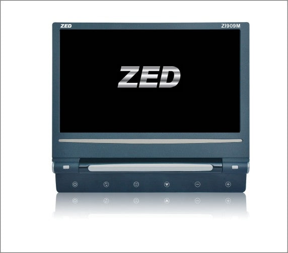 מסך נתלה מוניטור ZED 9" שחור לרכב