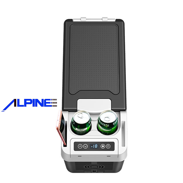 מקרר קומפרסור לרכב 12 ליטר אלפיין ALPINE דגם ALP12 - משלוח חינם עד בית הלקוח!
