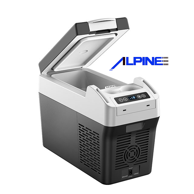 מקרר קומפרסור לרכב 12 ליטר אלפיין ALPINE דגם ALP12 - משלוח חינם עד בית הלקוח!