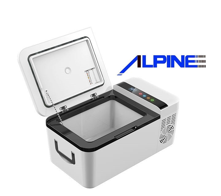 מקרר קומפרסור לרכב 20 ליטר תוצרת אלפיין ALPINE דגם ALP20F- משלוח חינם עד בית הלקוח!
