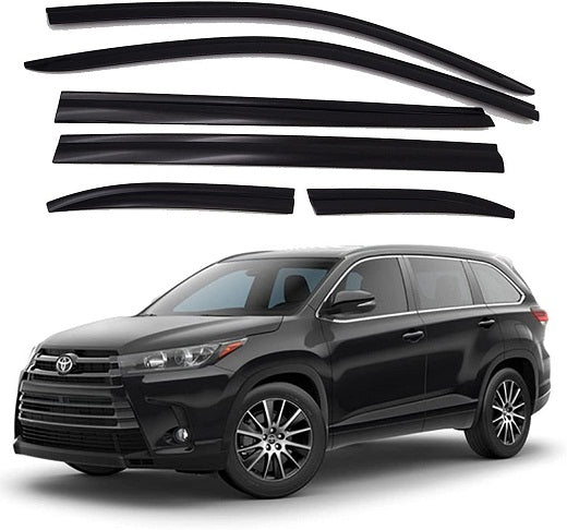 מגן רוח לרכב טיוטה היילנדר 2013-2019 תוצרת AUTOCLOVER קוריאה - סט 4 חלקים הדבקה חיצונית