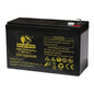 מצבר סוללת גיבוי פריקה עמוקה 7 אמפר תוצרת BULLS POWER BP12-7 – דגם