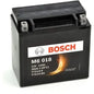 מצבר אופנוע 12 אמפר 12 וולט דגם M6018 AGM YTX14-BS * שמאל בוש BOSCH