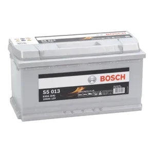 מצבר לרכב 100 אמפר 12 וולט דגם S5013 *ימין תוצרת בוש BOSCH SILVER