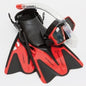 מארז צלילה מקצועי מסדרת Explorer , דגם Fit Traveler 2 כולל סט קומבו מסכה עם שנורקל ממורכז וסנפירים תוצרת נשיונל ג'יאוגרפיק ™National Geographic