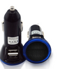 מטען לרכב 12V/24V 2.4A כולל 2 כניסות USB חיבור למצת הרכב