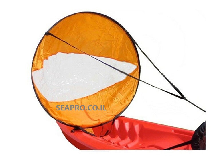 C KAYAK מפרש רוח לקיאק או סאפ מתאים גם כגגון שמש לקיאק או סאפ קוטר 108 ס"מ