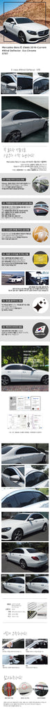 מגן רוח הדבקה מרצדס E-Class W213 סדאן 2016-2023 4 חלקים