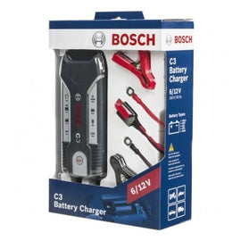 BOSCH-C3-מטען מצברים בוש אוטומטי 5 אמפר/שעה מתאים מצברים 12/6 וולט