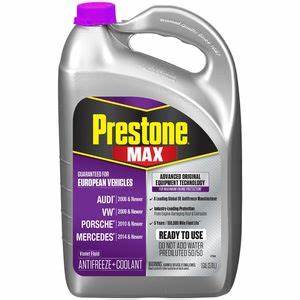 נוזל קירור סגול מוכן לשימוש G13 -G12++ PRESTONE פרסטון - 3.78 ליטר