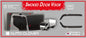 מגן רוח למשאית מיצובישי קנטר תוצרת AUTOCLOVER קוריאה - סט 2 חלקים הדבקה חיצונית
