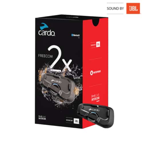 דיבורית בלוטוס חיבור לקסדה לאופנוע JBL FREECOM 2X הדגם החדיש תוצרת Cardo