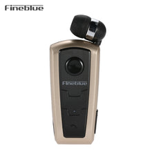 Load image into Gallery viewer, דיבורית אוזניה בלוטוס פיינבלו FINEBLUE תומך עברית דגם F920 עם רטט וחוט חוזר