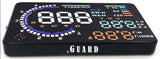 מערכת תצוגה עילית לרכב סוג HUD חיבור OBDII תוצרת ®GUARD