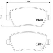 Load image into Gallery viewer, רפידות בלם קדמי HELLA לסוזוקי SWIFT / ניסאן MICRA 2006-2010