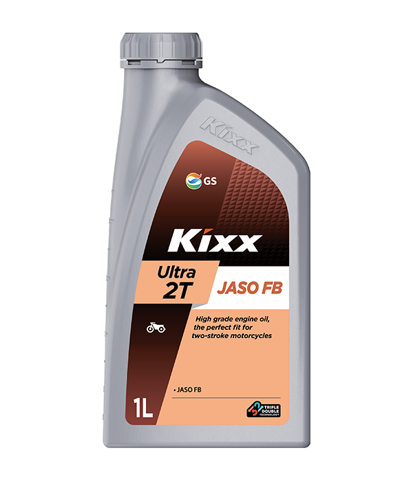 שמן מנוע 2 פעימות לאופנוע Kixx ULTRA T2 FB -מיכל 1 ליטר 