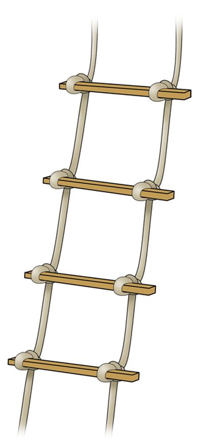 סולם חבלים לסירה