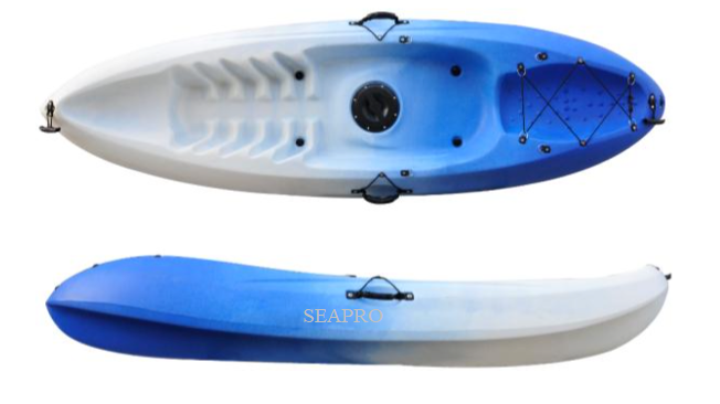 קיאק גלים ישיבה עליונה דגם מולה MOLA כושר העמסה 140 ק"ג |C.KAYAK - אורך 270 ס"מ-כולל מושב מרופד כולל משוט אלומיניום *