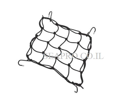 רשת גומי נמתחת לאופנוע 30x30 ס"מ