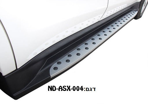 מדרכות צד לרכב מיצובישי ASX 2013> תושבות מקוריות לרכב דגם נקודות