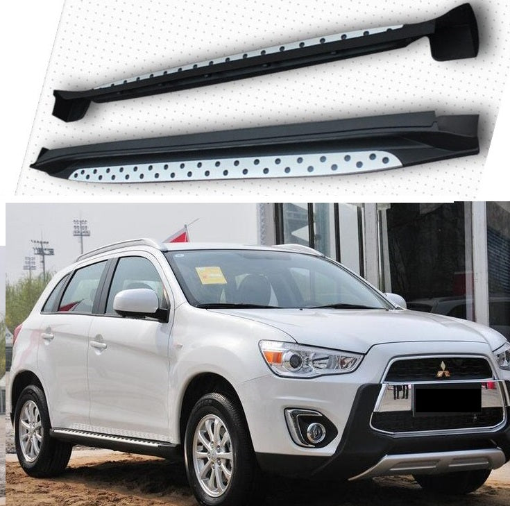 מדרכות צד לרכב מיצובישי ASX 2013> תושבות מקוריות לרכב דגם נקודות
